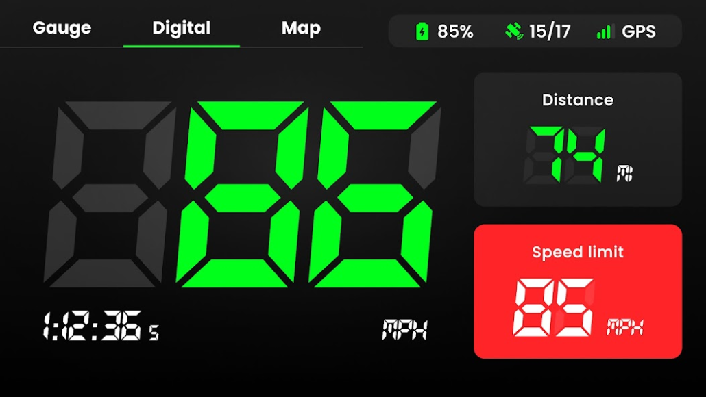 اپلیکیشن Speedometer: GPS Speedometer